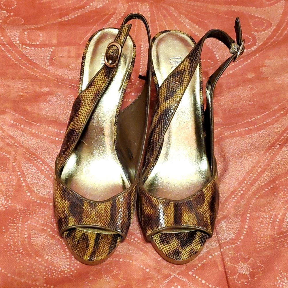 INC Women's 7 1/2 Animal Print Heels